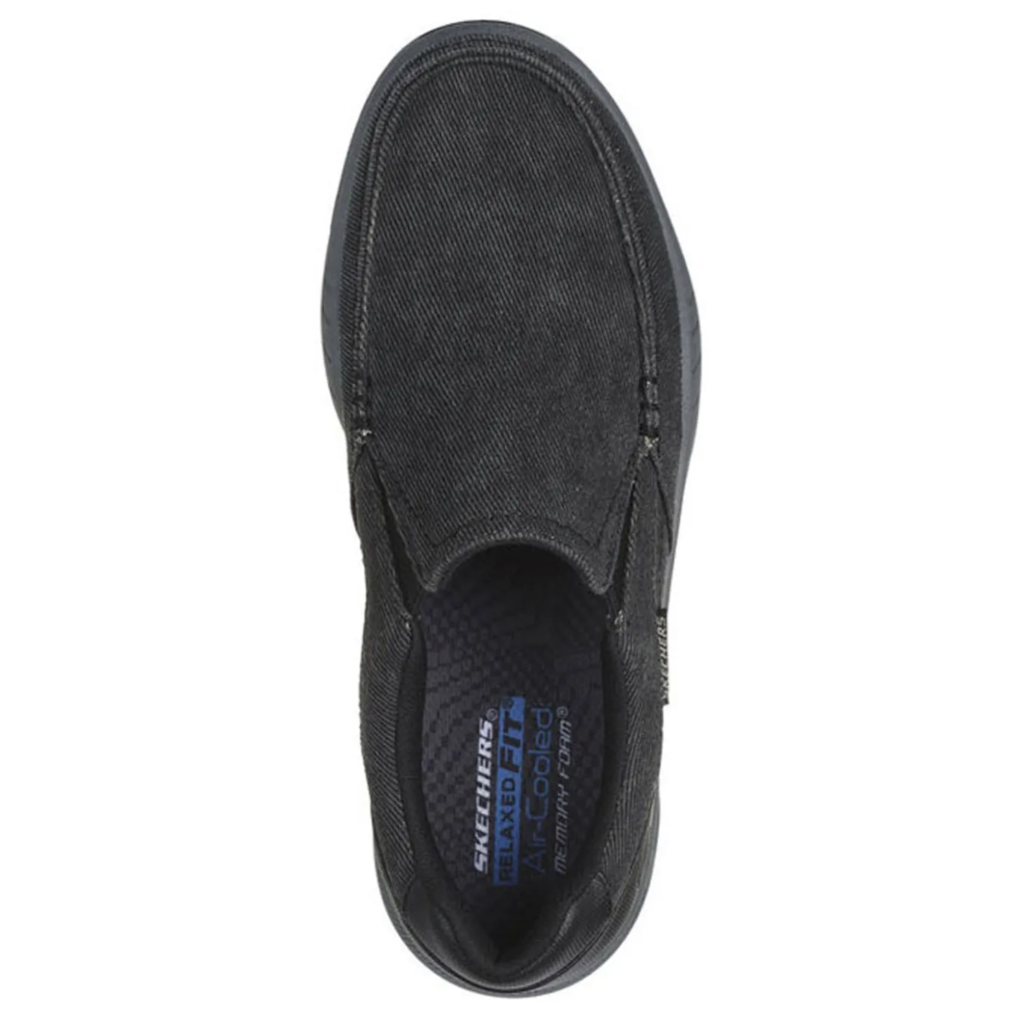 Sneakers & Athletics*Skechers Men's , Relaxed Fit: Cohagen - Vierra Sneaker Black Canvas