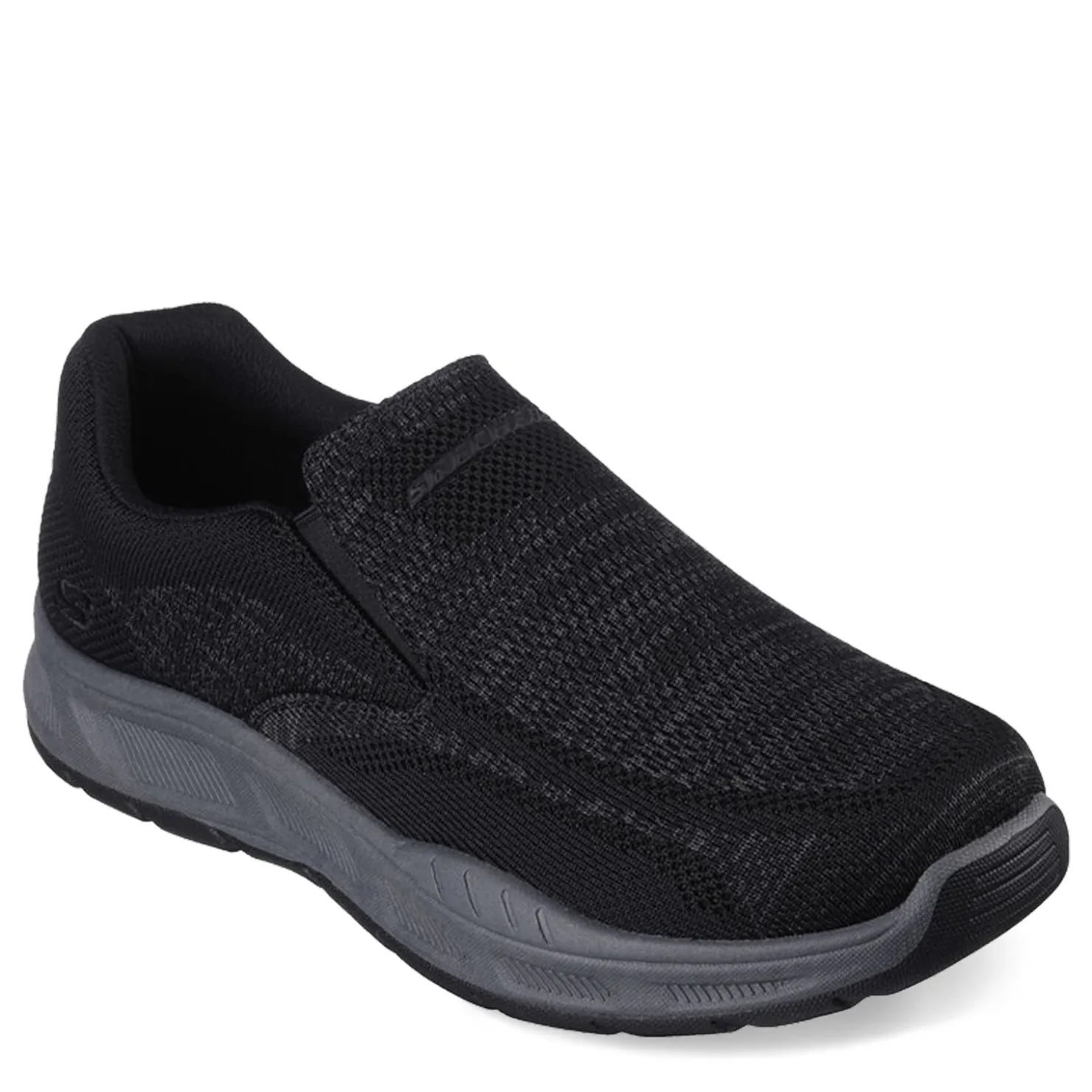 Walking*Skechers Men's , Relaxed Fit: Cohagen - Knit Walk Sneaker Black Knit