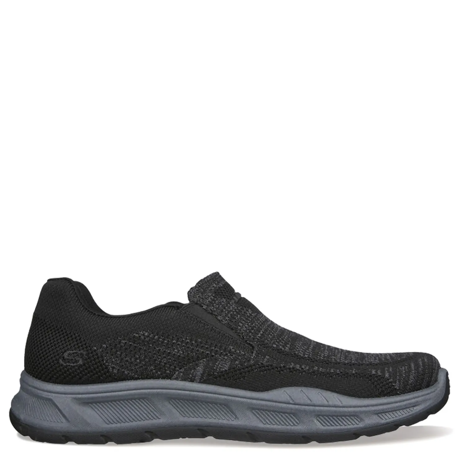 Walking*Skechers Men's , Relaxed Fit: Cohagen - Knit Walk Sneaker Black Knit