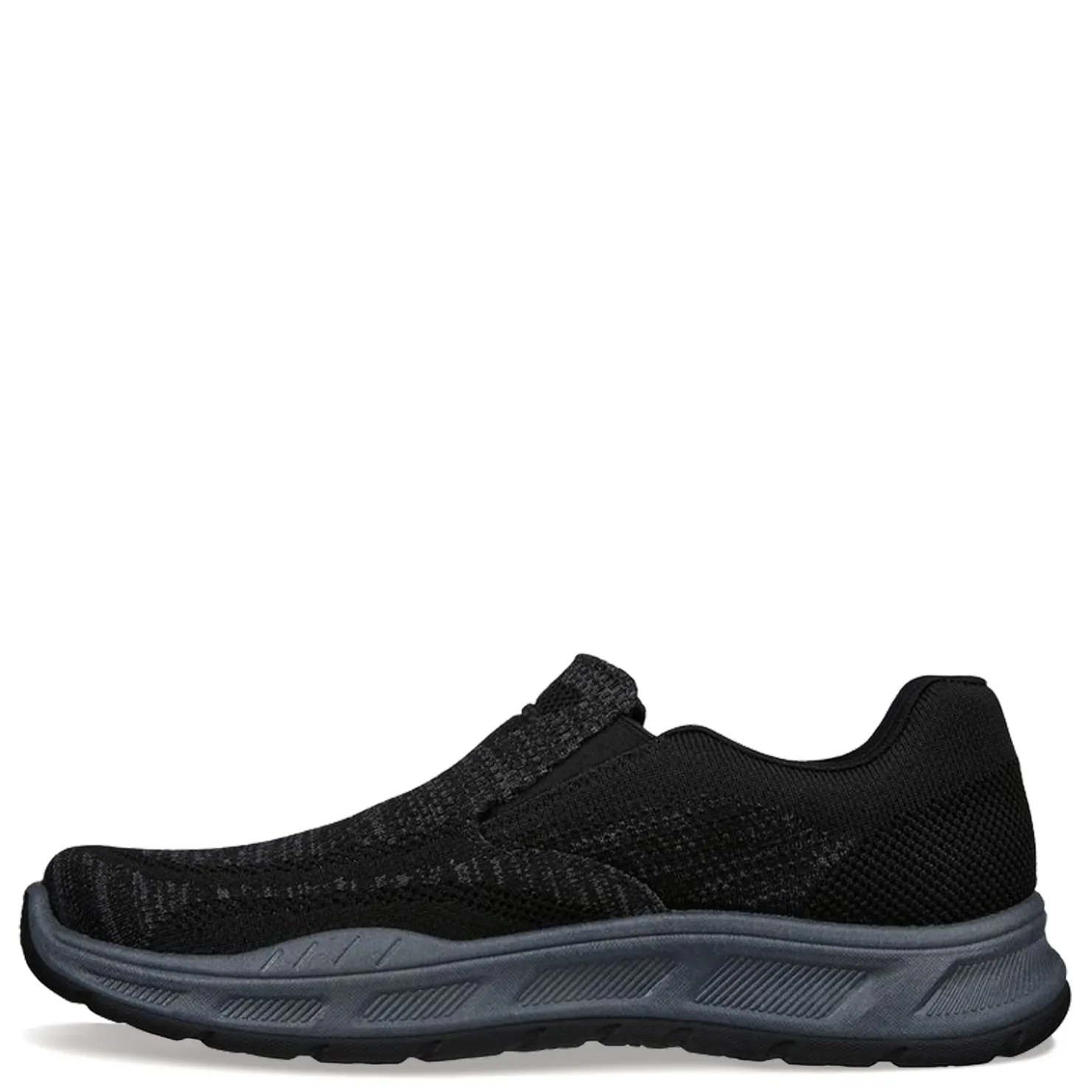 Walking*Skechers Men's , Relaxed Fit: Cohagen - Knit Walk Sneaker Black Knit