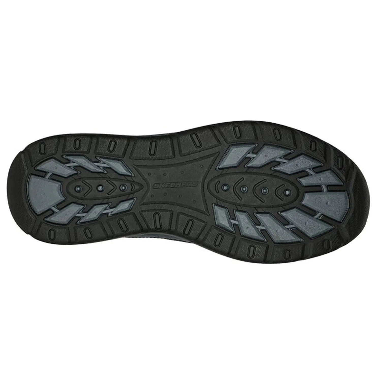 Walking*Skechers Men's , Relaxed Fit: Cohagen - Knit Walk Sneaker Black Knit