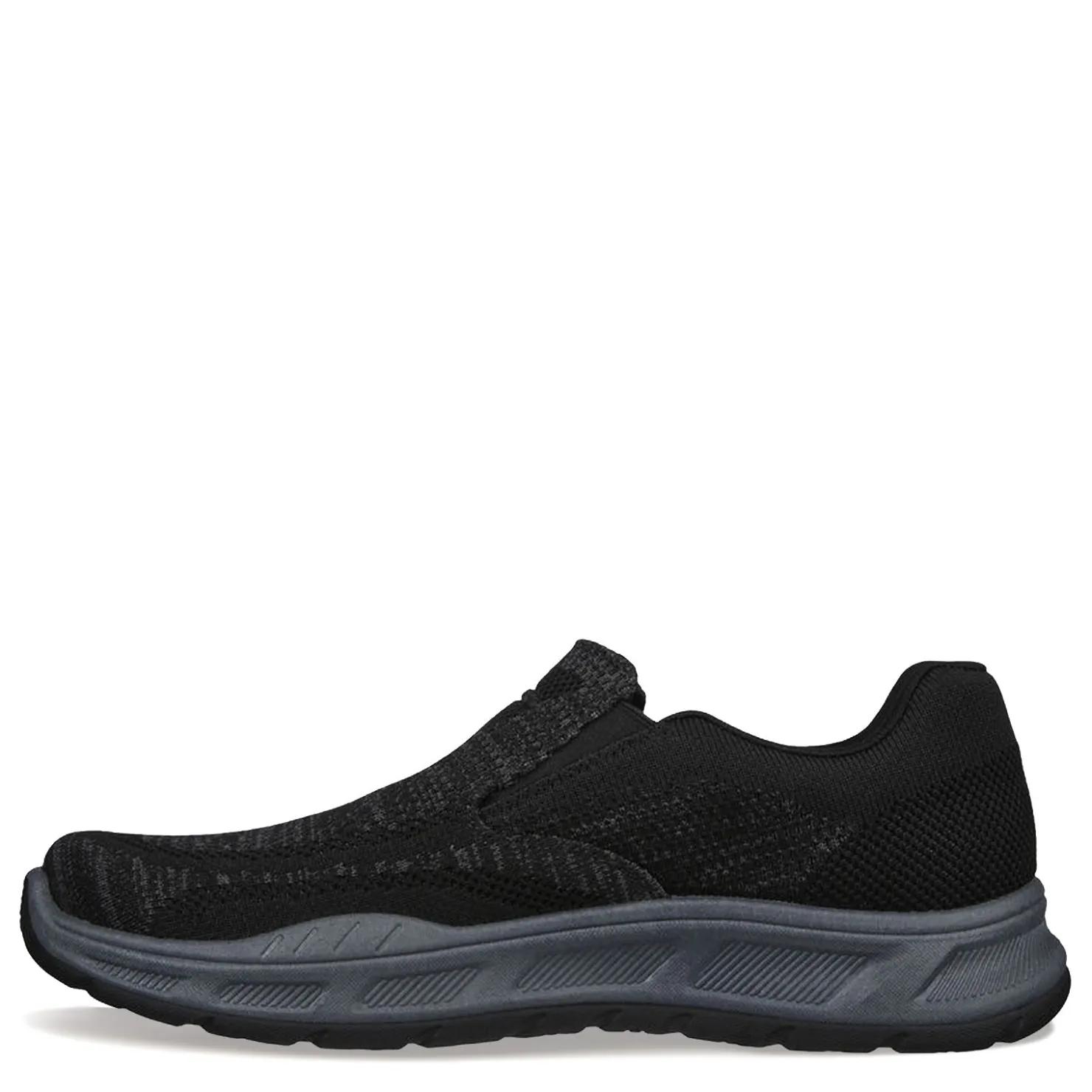Slip-On Shoes*Skechers Men's , Relaxed Fit: Cohagen - Knit Walk Sneaker - Extra Wide Width Black Knit
