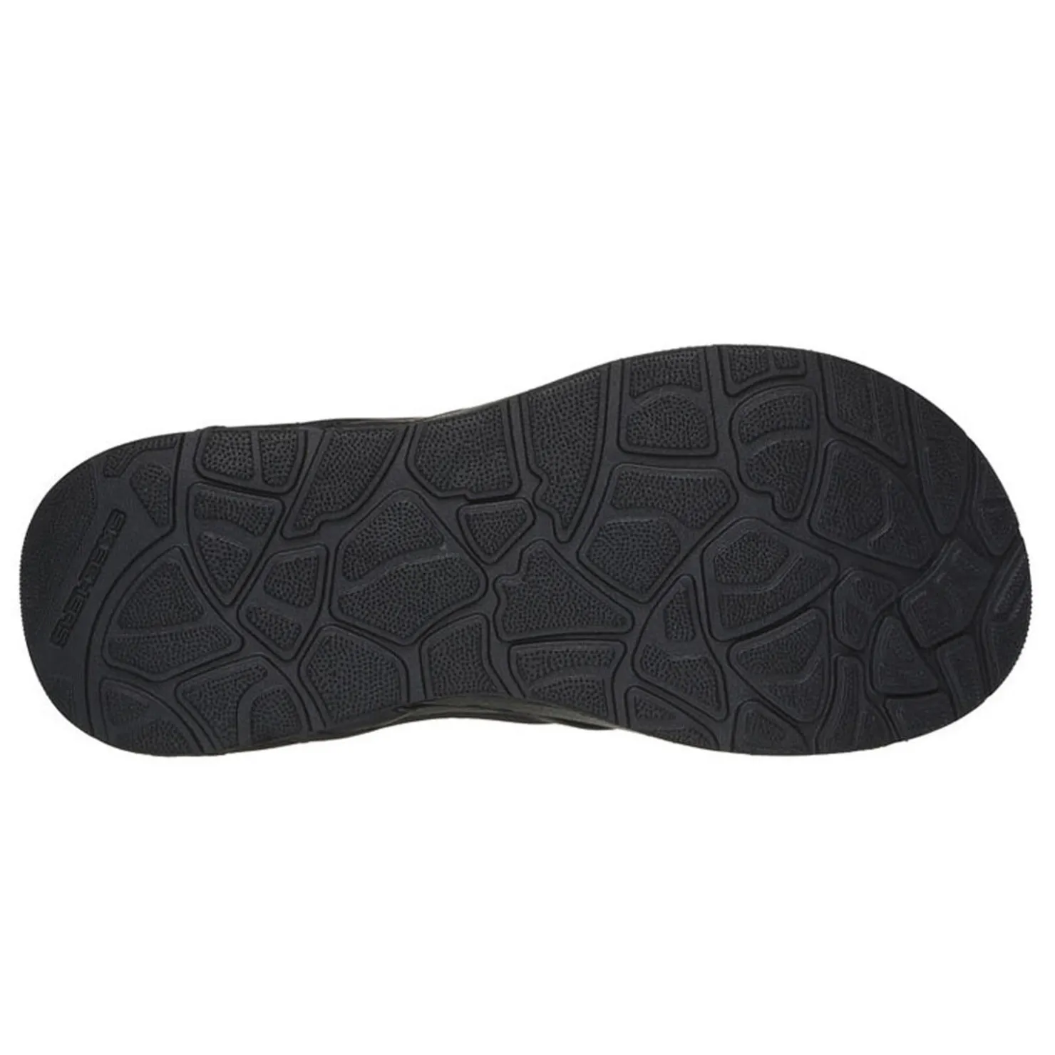 Flip Flops*Skechers Men's , Relaxed Fit: Supreme - Bosnia Sandal Black