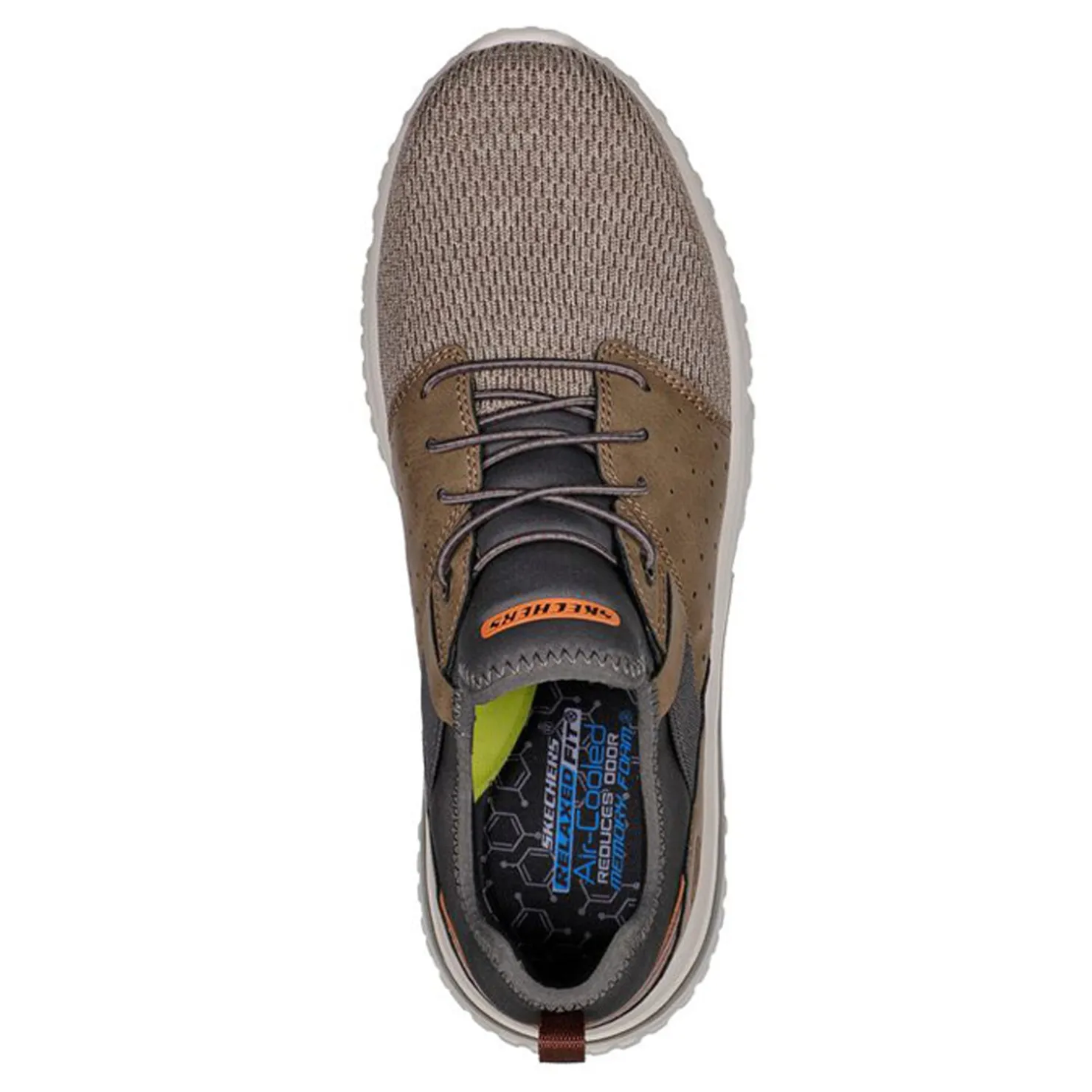 Walking*Skechers Men's , Relaxed Fit: Solvano - Caspian Sneaker Taupe