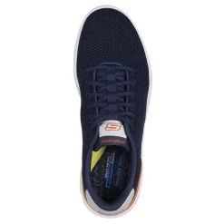 Fashion & Street*Skechers Men's , Relaxed Fit: Corliss - Dorset Sneaker Navy Knit