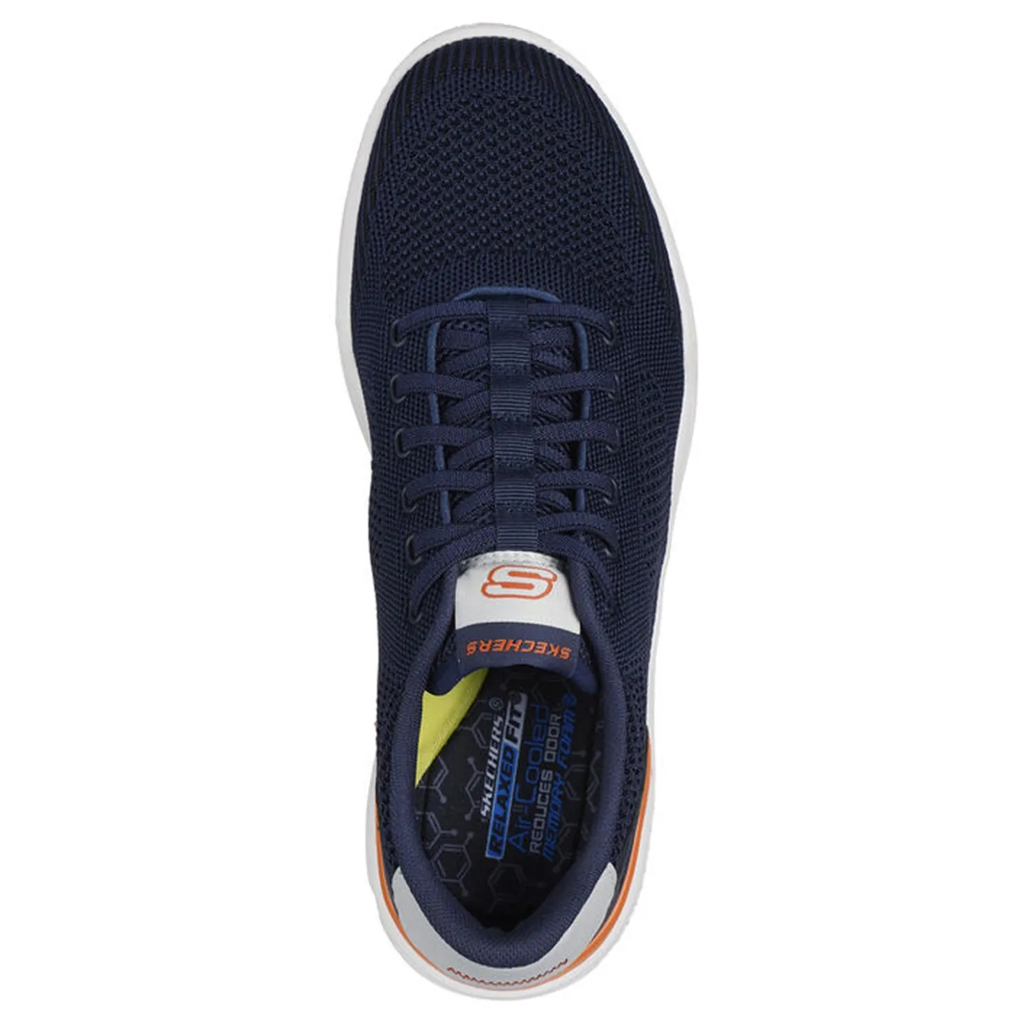 Fashion & Street*Skechers Men's , Relaxed Fit: Corliss - Dorset Sneaker Navy Knit