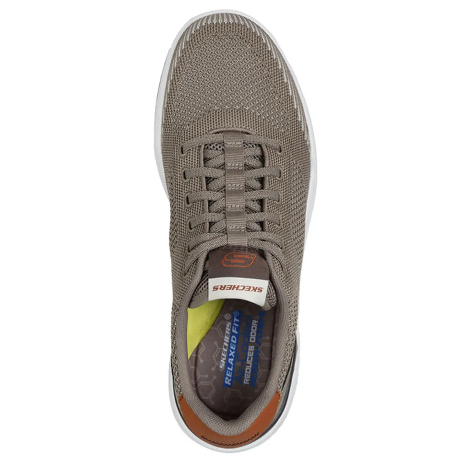 Fashion & Street*Skechers Men's , Relaxed Fit: Corliss - Dorset Sneaker Taupe Knit