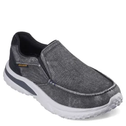 Sneakers & Athletics*Skechers Men's , Relaxed Fit: Solvano – Varone Slip-On Black
