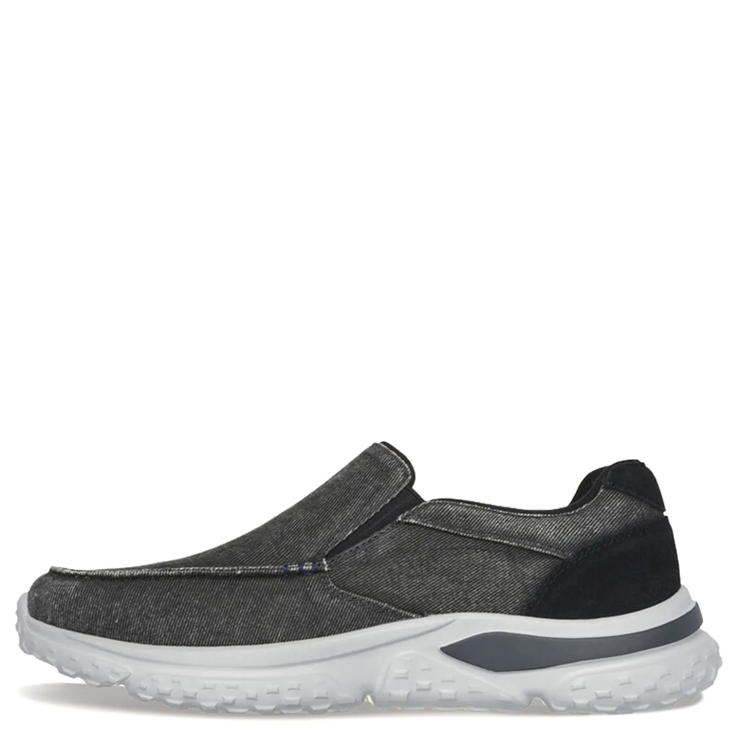 Sneakers & Athletics*Skechers Men's , Relaxed Fit: Solvano – Varone Slip-On Black