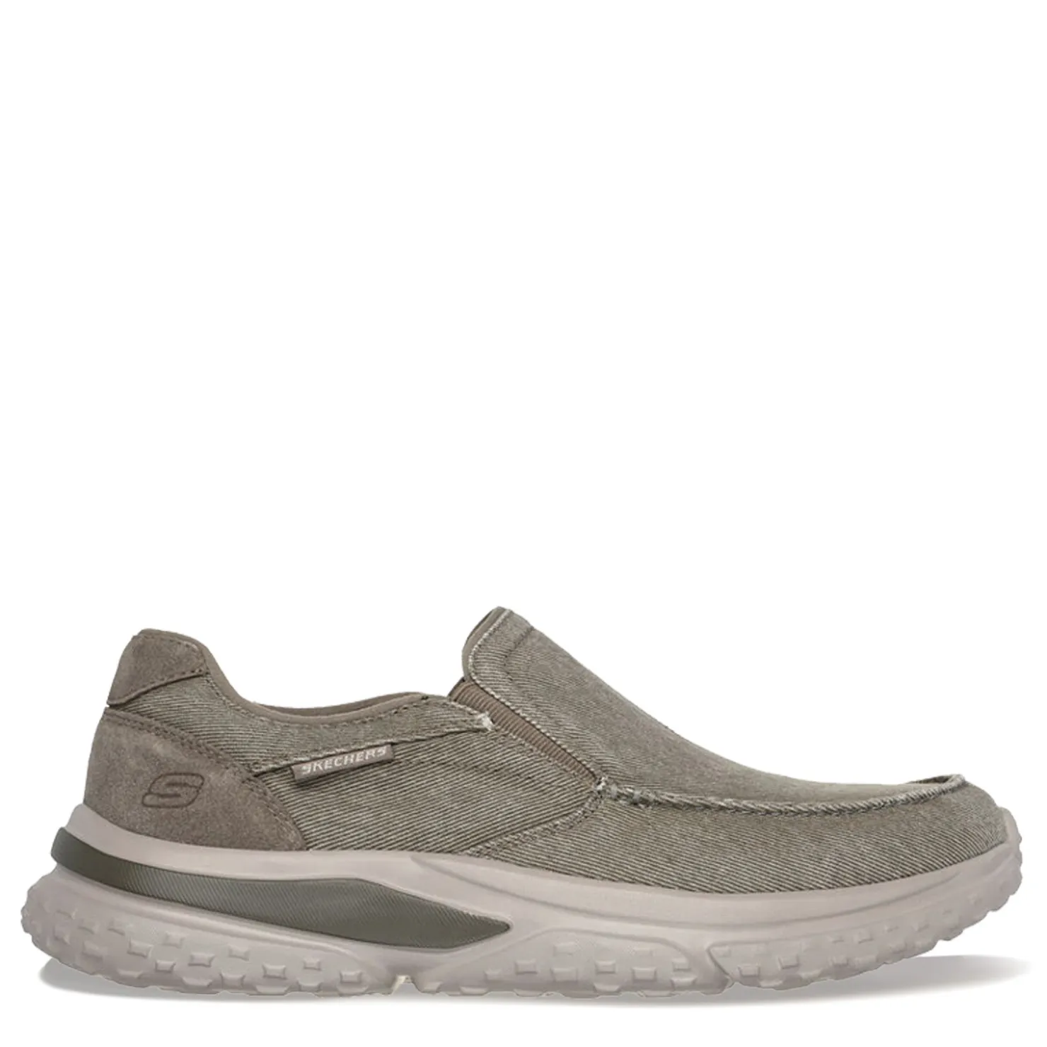 Slip-On Shoes*Skechers Men's , Relaxed Fit: Solvano – Varone Slip-On Taupe