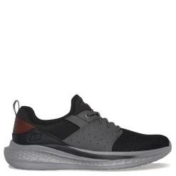 Fashion & Street*Skechers Men's , Relaxed Fit: Slade - Raymar Sneaker Black Grey Mesh