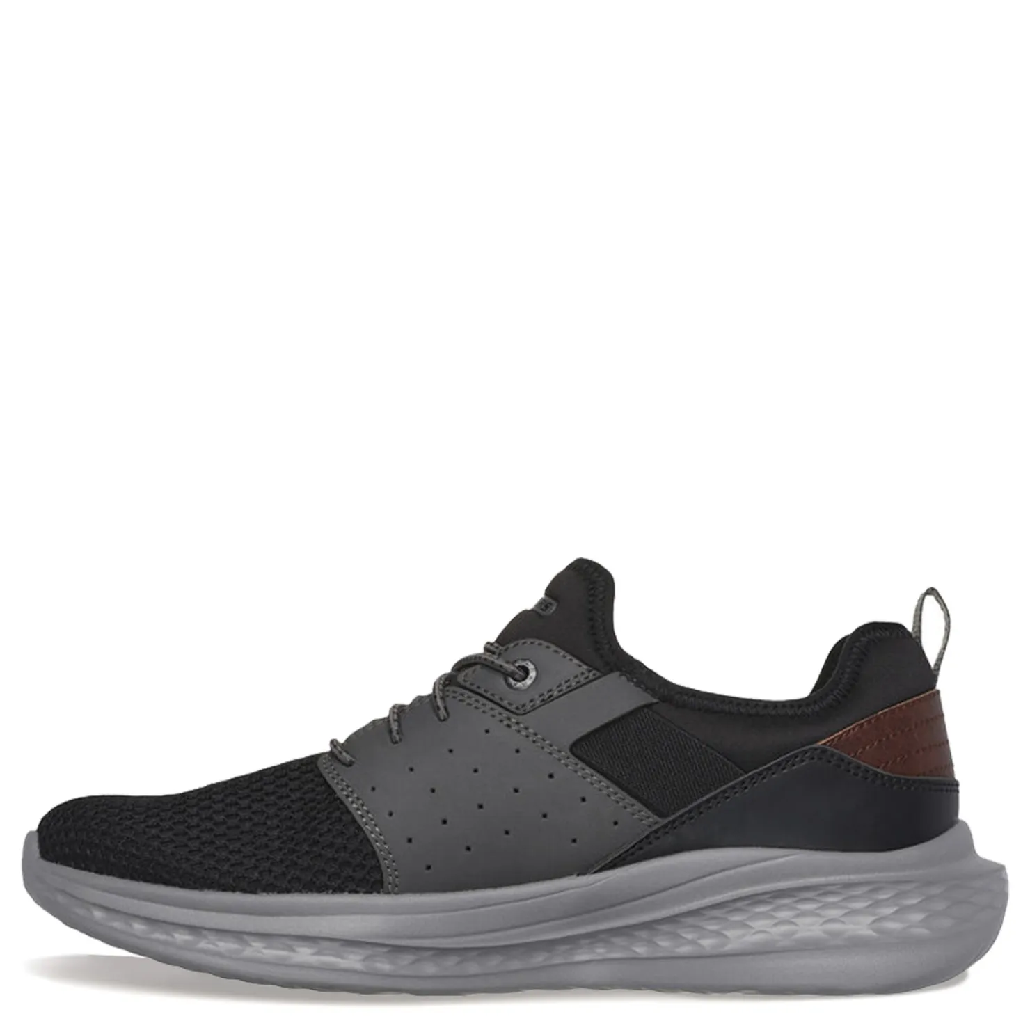 Fashion & Street*Skechers Men's , Relaxed Fit: Slade - Raymar Sneaker Black Grey Mesh