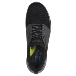 Fashion & Street*Skechers Men's , Relaxed Fit: Slade - Raymar Sneaker Black Grey Mesh