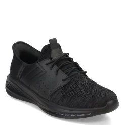 Fashion & Street*Skechers Men's , Relaxed Fit Slip-ins: Slade - Ocon Sneaker Black Knit/Synthetic