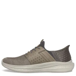Fashion & Street*Skechers Men's , Relaxed Fit Slip-ins: Slade - Ocon Sneaker Taupe Knit