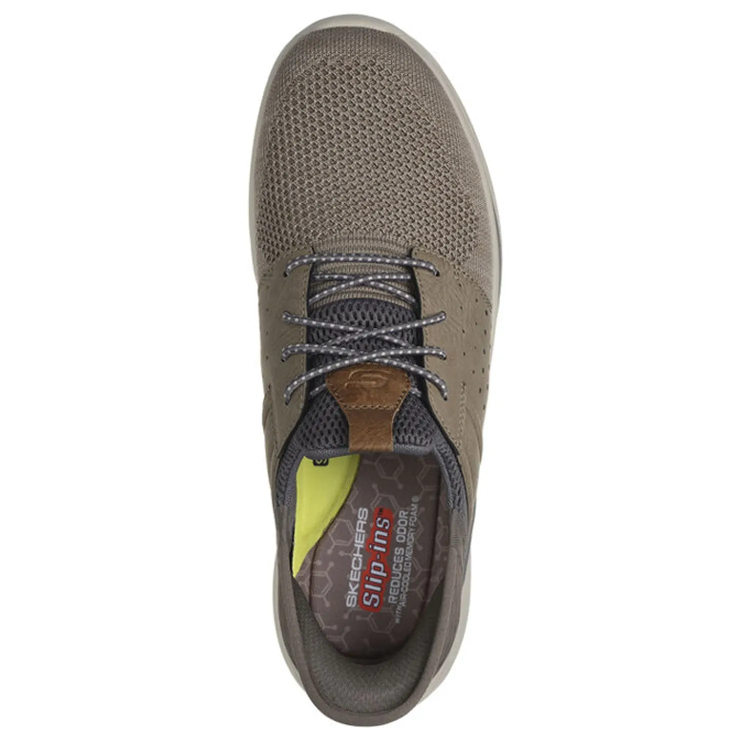 Fashion & Street*Skechers Men's , Relaxed Fit Slip-ins: Slade - Ocon Sneaker Taupe Knit