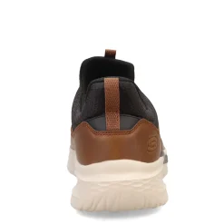 Fashion & Street*Skechers Men's , Relaxed Fit: Slade - Breyer Sneaker Brown Tan Knit