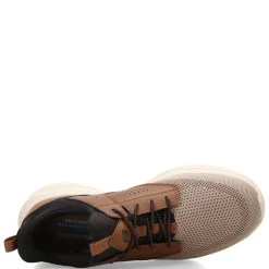 Fashion & Street*Skechers Men's , Relaxed Fit: Slade - Breyer Sneaker Brown Tan Knit