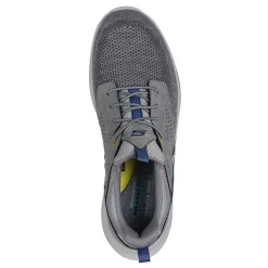 Sneakers & Athletics*Skechers Men's , Relaxed Fit: Slade - Breyer Sneaker Gray Knitted Mesh