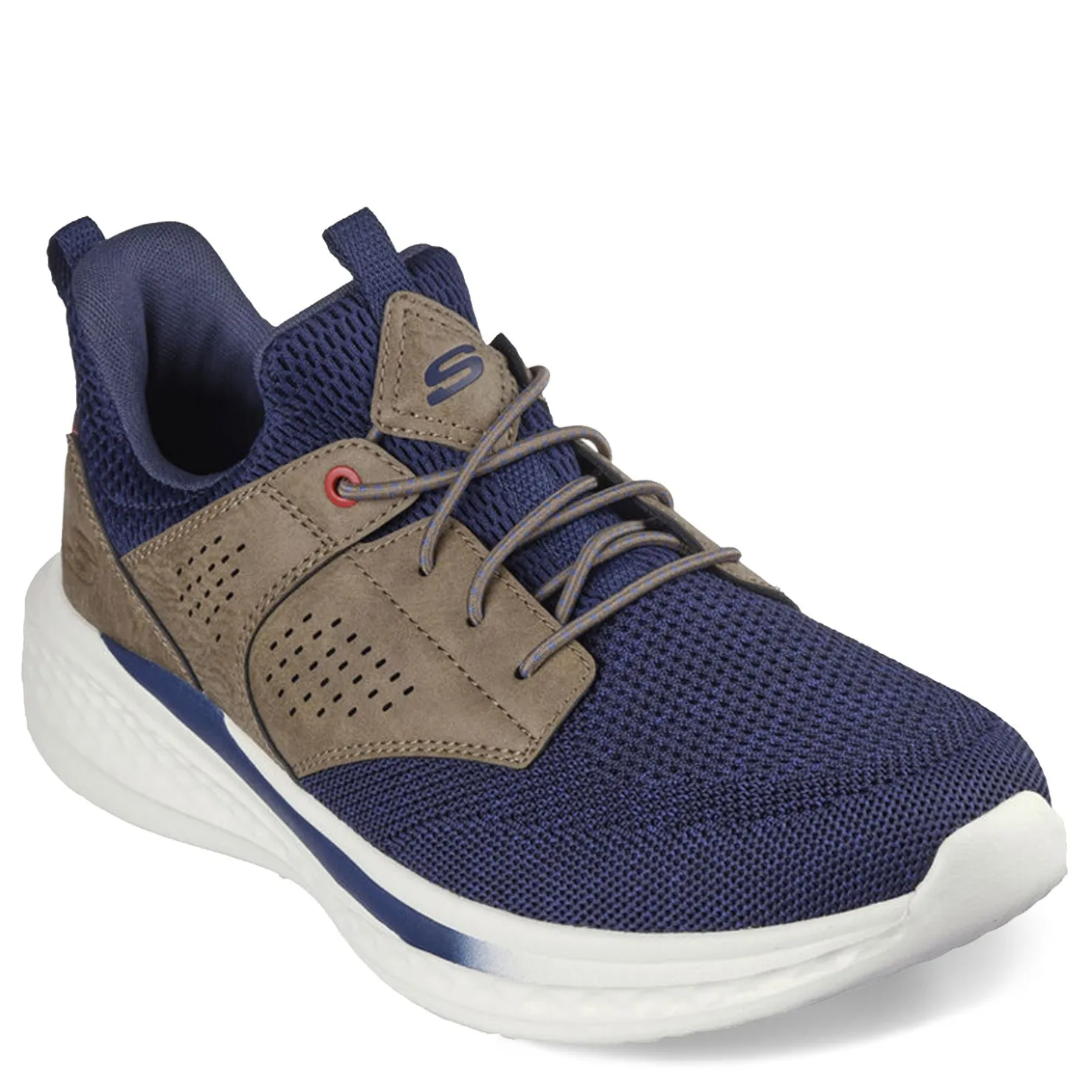 Sneakers & Athletics*Skechers Men's , Relaxed Fit: Slade - Breyer Sneaker Navy Taupe