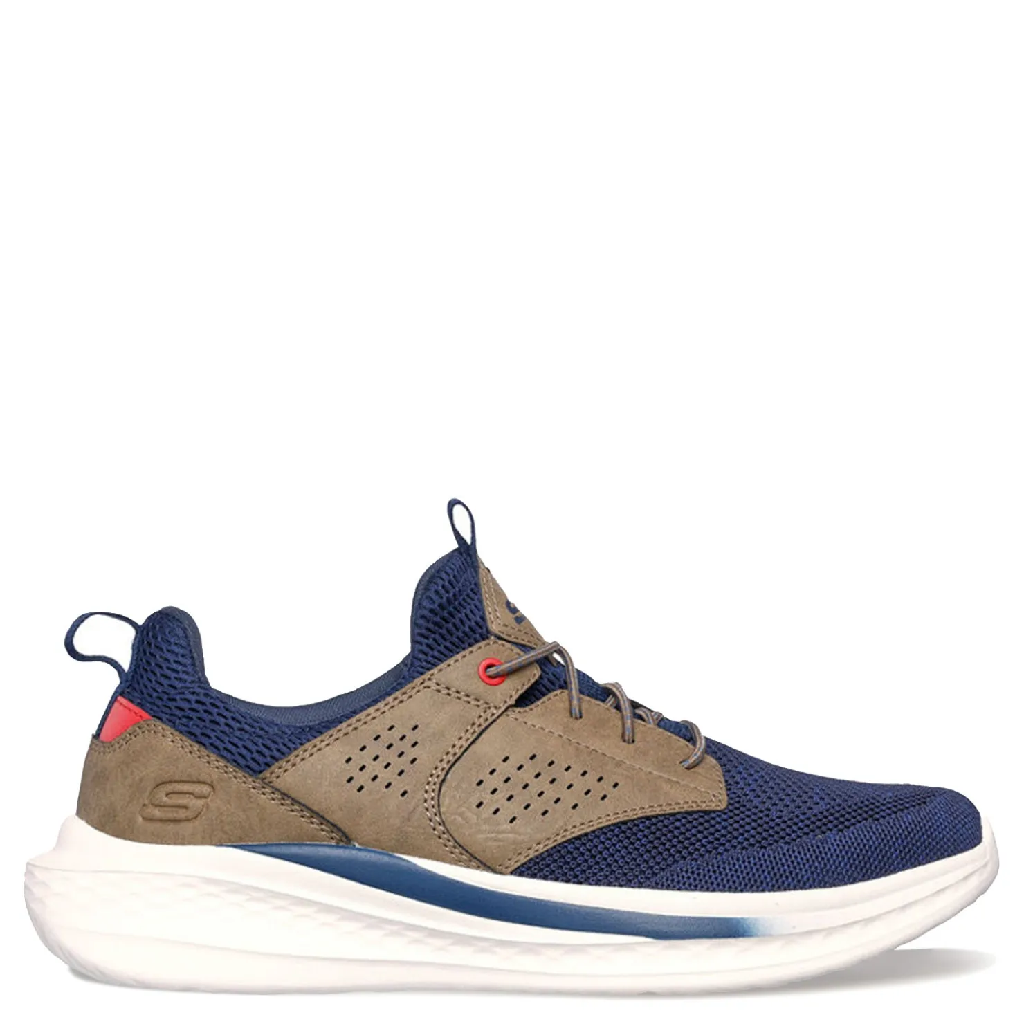 Sneakers & Athletics*Skechers Men's , Relaxed Fit: Slade - Breyer Sneaker Navy Taupe