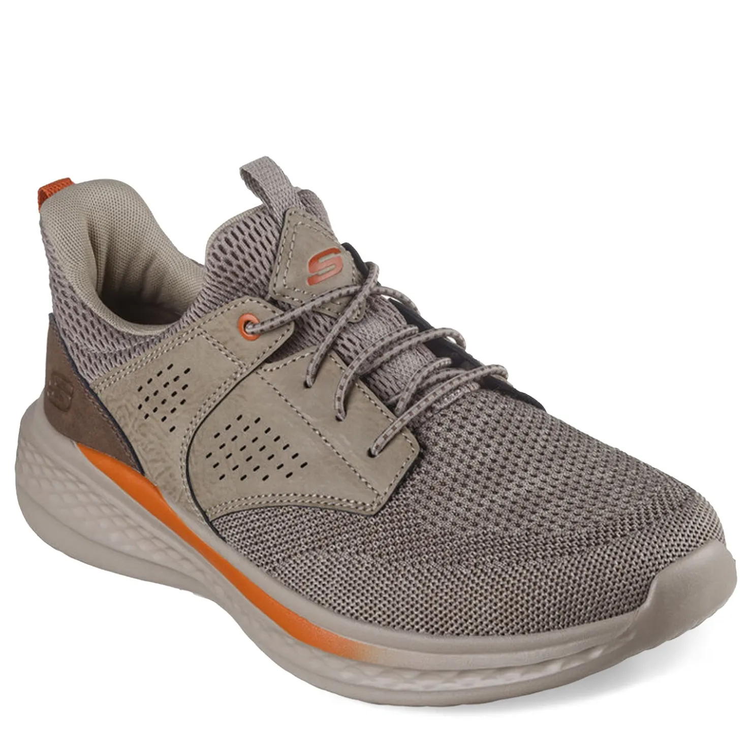 Sneakers & Athletics*Skechers Men's , Relaxed Fit: Slade - Breyer Sneaker Taupe