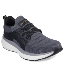 Sneakers & Athletics*Skechers Men's , Relaxed Fit: Lancer - Dalton Sneaker Black Gray Knit