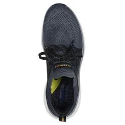 Sneakers & Athletics*Skechers Men's , Relaxed Fit: Lancer - Dalton Sneaker Black Gray Knit