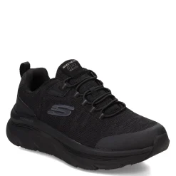 Walking*Skechers Men's , Relaxed Fit: D'Lux Walker - Pensive - Wide Width Black/Black