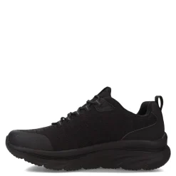 Walking*Skechers Men's , Relaxed Fit: D'Lux Walker - Pensive - Wide Width Black/Black