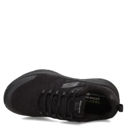 Walking*Skechers Men's , Relaxed Fit: D'Lux Walker - Pensive - Wide Width Black/Black
