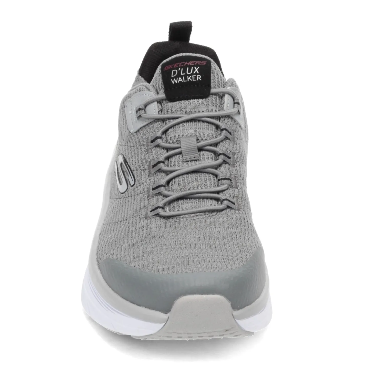 Fashion & Street*Skechers Men's , Relaxed Fit: D'Lux Walker - Pensive Sneaker - Wide Width Gray/Black