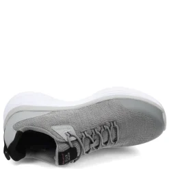 Fashion & Street*Skechers Men's , Relaxed Fit: D'Lux Walker - Pensive Sneaker - Wide Width Gray/Black