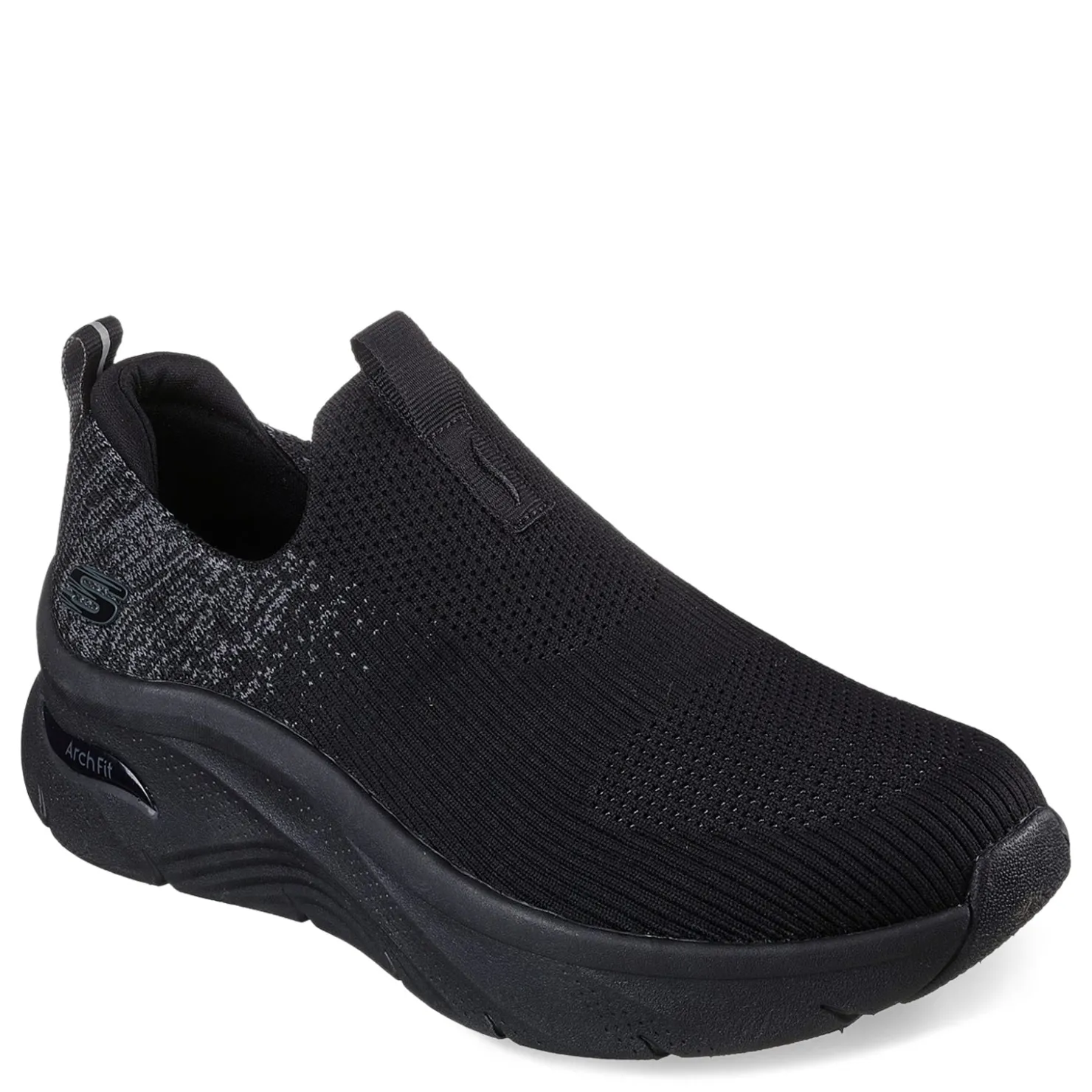 Walking*Skechers Men's , Relaxed Fit: Arch Fit D'Lux Sneaker Black/Black