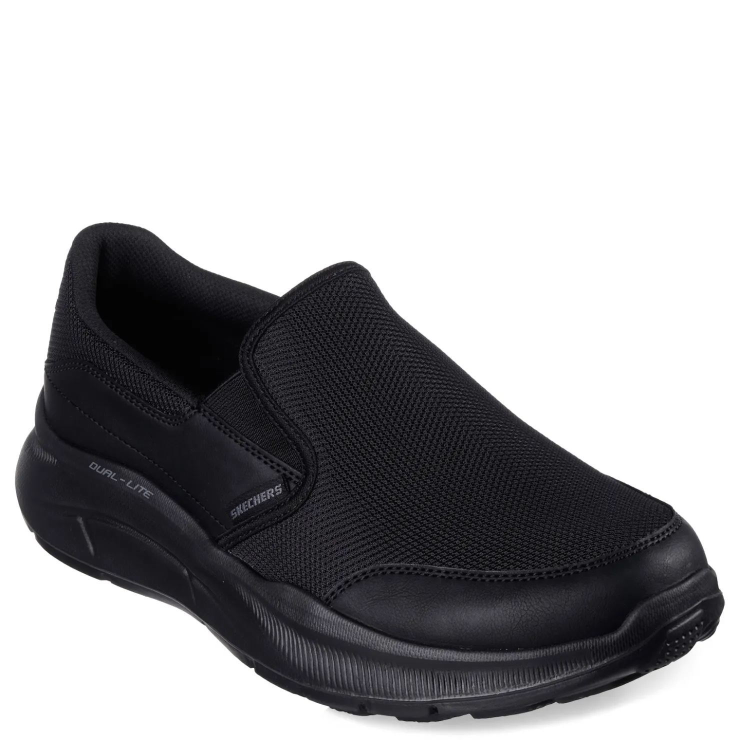 Sneakers & Athletics*Skechers Men's , Relaxed Fit: Equalizer 5.0 - Persistable Sneaker – Wide Width Black/Black