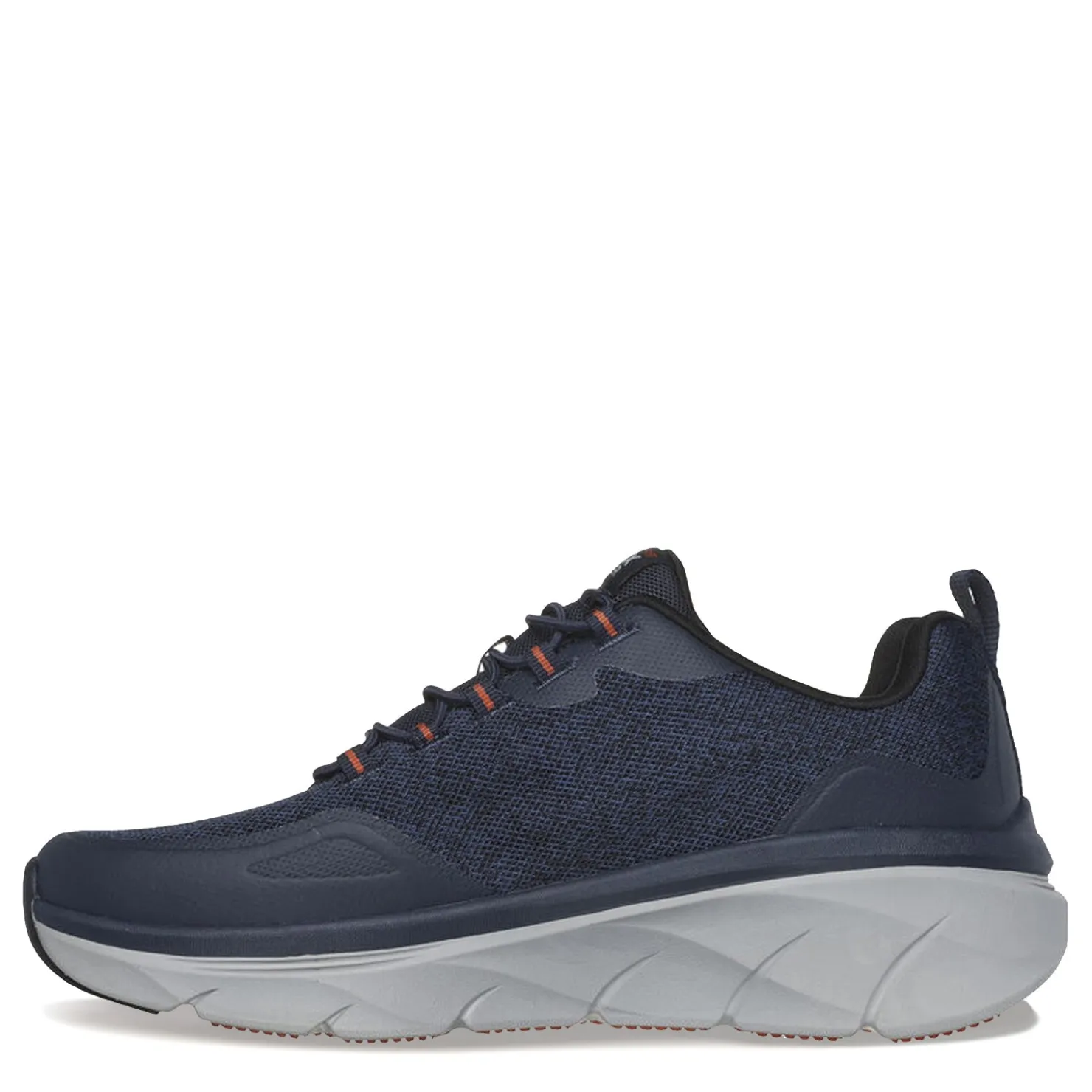Sneakers & Athletics*Skechers Men's , Relaxed Fit: D'Lux Walker 2.0 - Steadyway Walking Shoe Navy/Orange