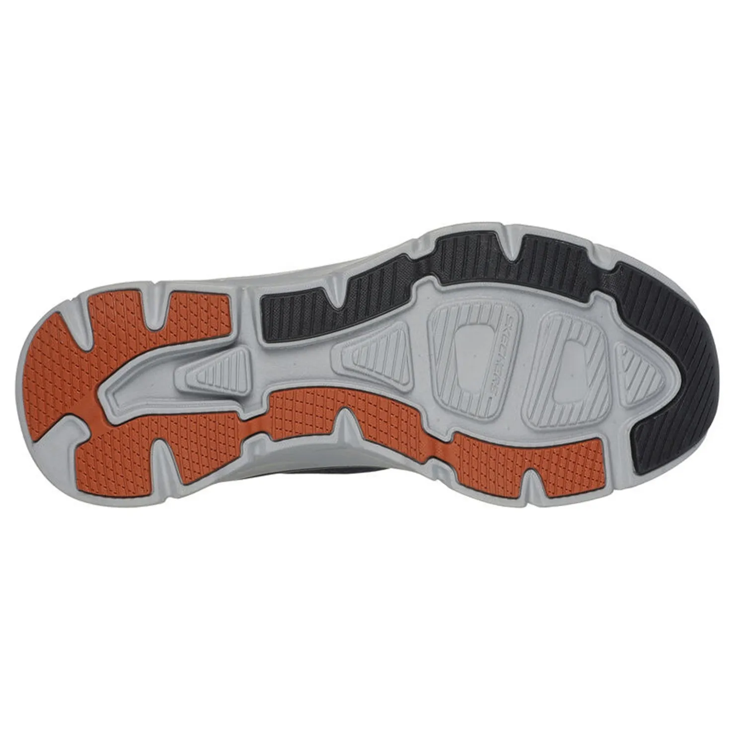 Sneakers & Athletics*Skechers Men's , Relaxed Fit: D'Lux Walker 2.0 - Steadyway Walking Shoe Navy/Orange