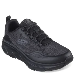 Slip-On Shoes*Skechers Men's , Relaxed Fit: D'Lux Walker 2.0 - Steadyway Walking Shoe - Extra Wide Width Black