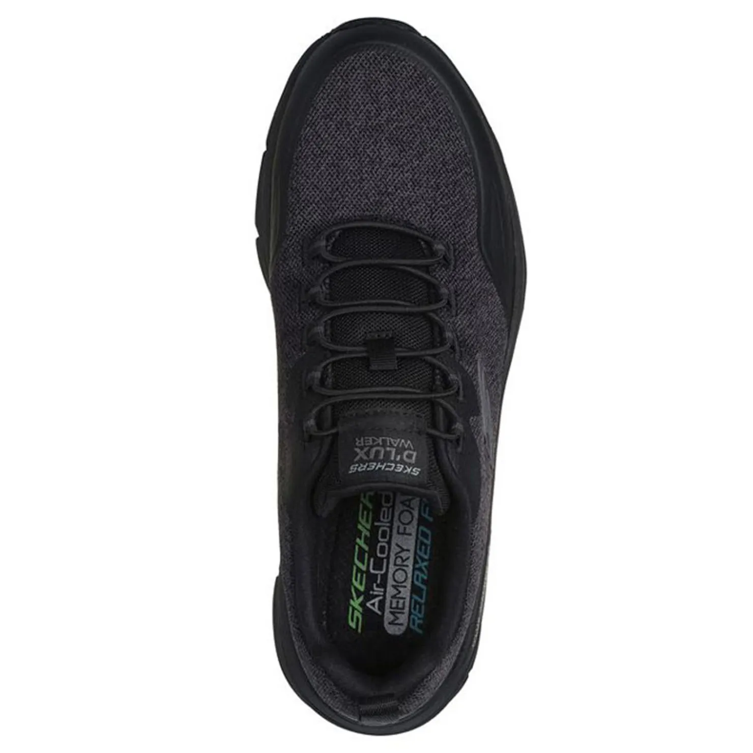 Slip-On Shoes*Skechers Men's , Relaxed Fit: D'Lux Walker 2.0 - Steadyway Walking Shoe - Extra Wide Width Black