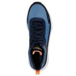 Sneakers & Athletics*Skechers Men's , Relaxed Fit: D'Lux Walker 2.0 - Grailo Sneaker Blue/Orange