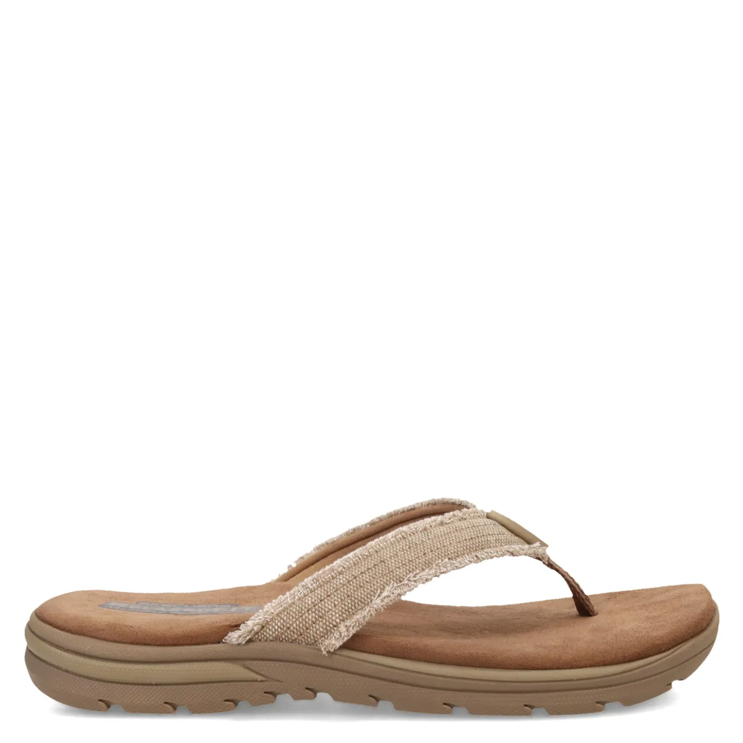 Flip Flops*Skechers Men's , Relaxed Fit: Supreme - Bosnia Sandal Tan