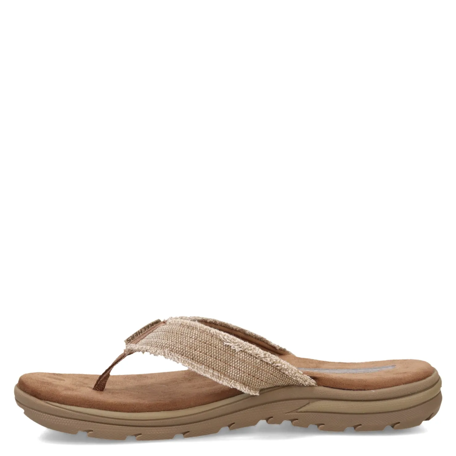 Flip Flops*Skechers Men's , Relaxed Fit: Supreme - Bosnia Sandal Tan