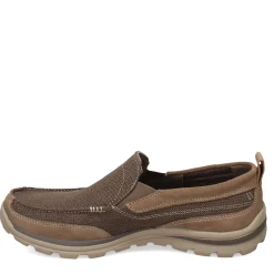 Slip-On Shoes*Skechers Men's , Relaxed Fit: Superior - Milford Slip-On Light Brown
