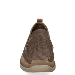 Slip-On Shoes*Skechers Men's , Relaxed Fit: Superior - Milford Slip-On Light Brown
