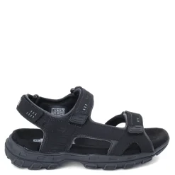 Sandals*Skechers Men's , Relaxed Fit: Conner - Louden Sandal Black