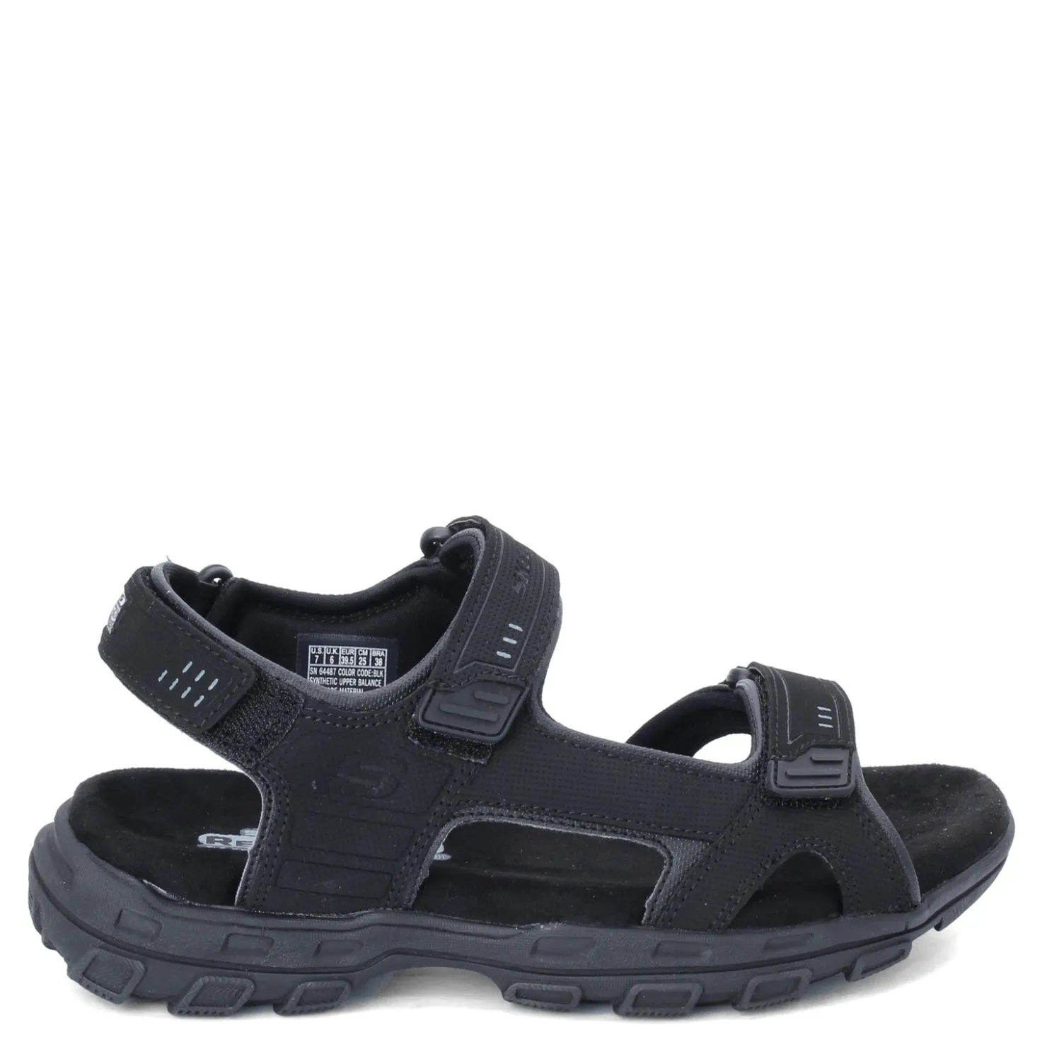 Sandals*Skechers Men's , Relaxed Fit: Conner - Louden Sandal Black