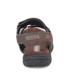 Sandals*Skechers Men's , Relaxed Fit: Conner - Louden Sandal - Wide Width Brown
