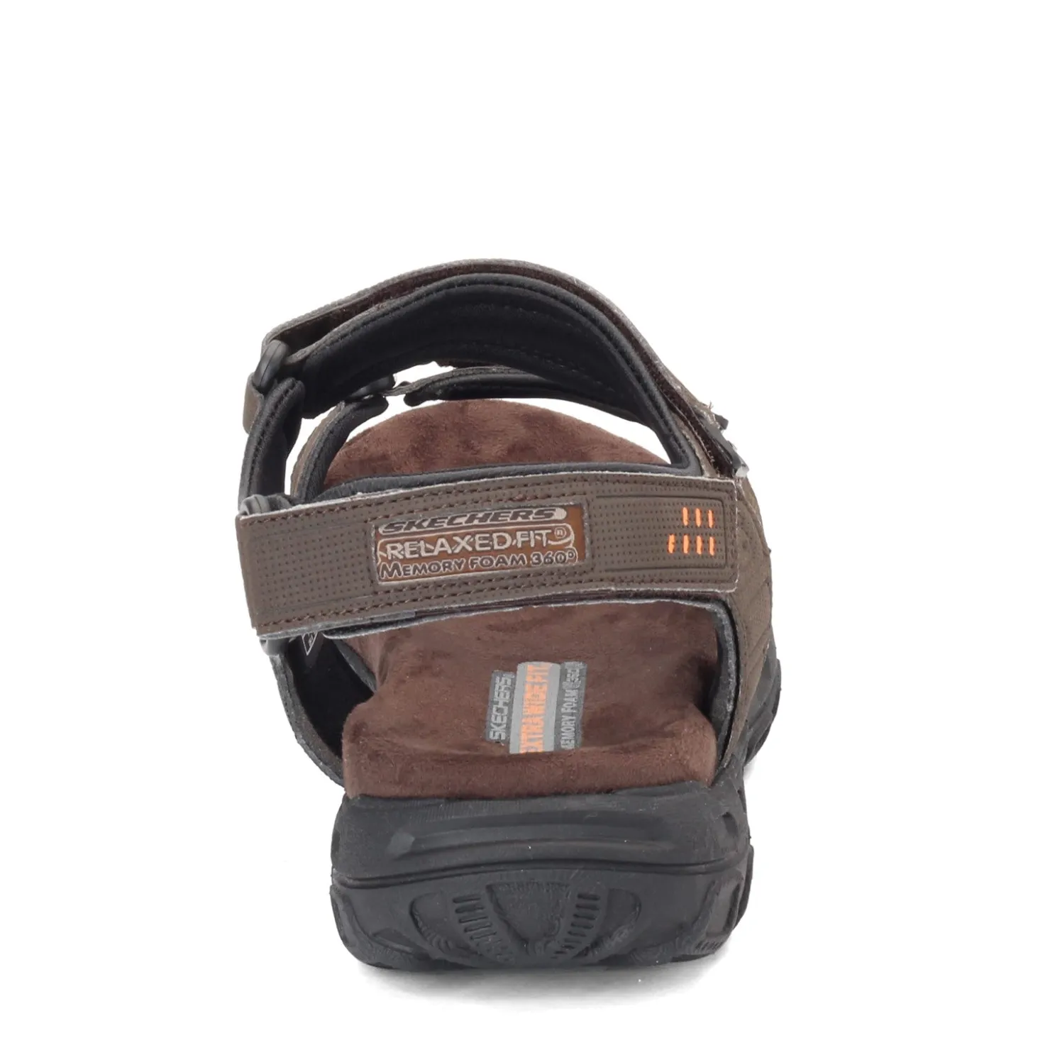 Sandals*Skechers Men's , Relaxed Fit: Conner - Louden Sandal - Wide Width Brown