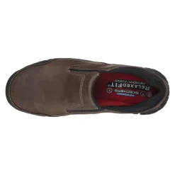 Sneakers & Athletics*Skechers Work Men's Skechers, Relaxed Fit: Hartan ST Work Shoe Dark Brown