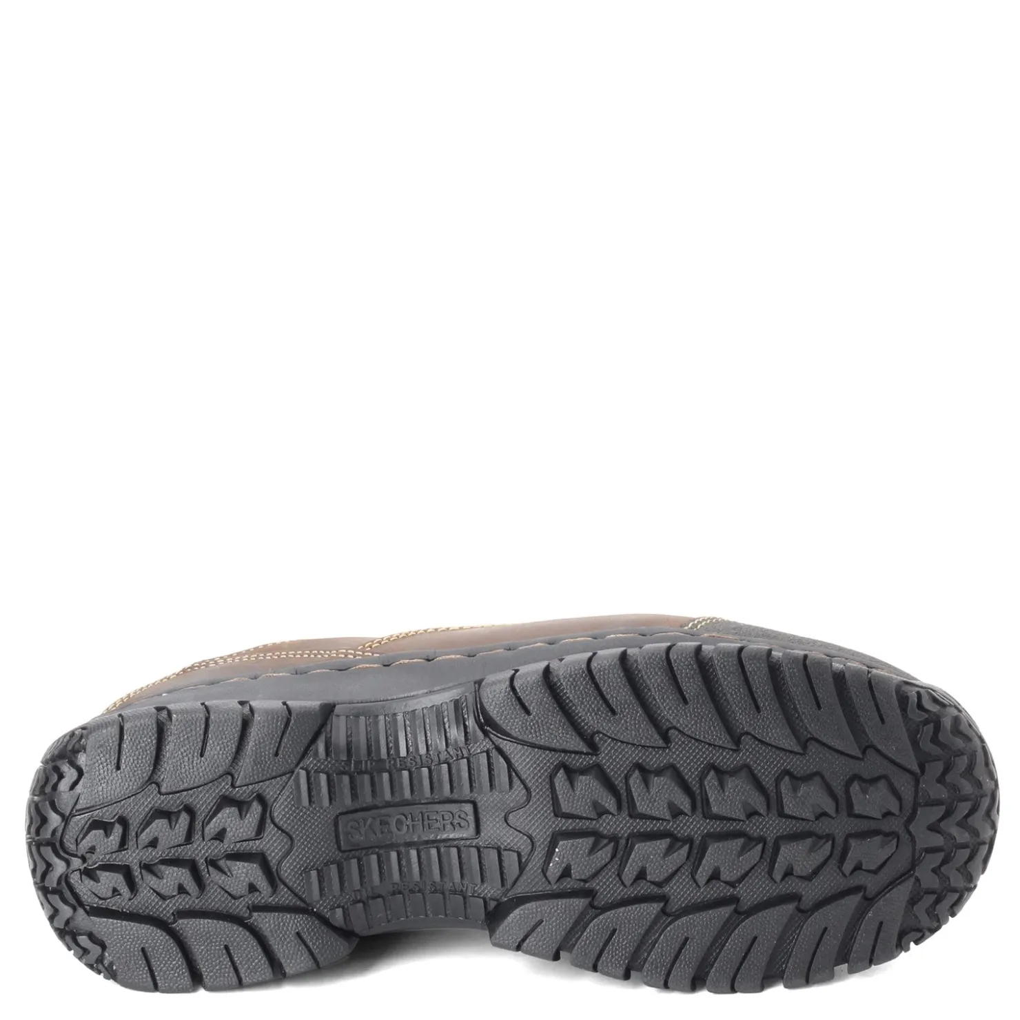 Work & Safety*Skechers Work Men's Skechers, Relaxed Fit: Hartan ST Work Shoe - Wide Width Dark Brown